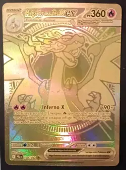 Carte Pokemon FR - Mega-Dracaufeu X EX - Full Gold - 130/094 - 2025 - Image 1