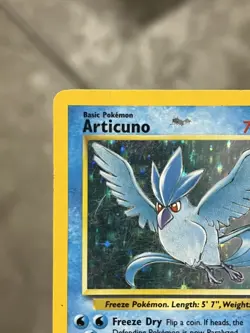 Pokemon TCG Articuno 2/62 Fossil Unlimited Holo Rare - Damaged - PSA 1 Contender - Image 4