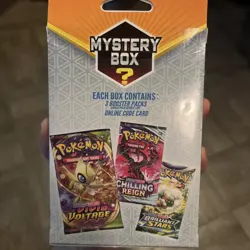 Pokemon Mystery Hanger Box Walmart 3 Booster Packs Vintage Packs Seeded 1:10 728192536908 - Image 2