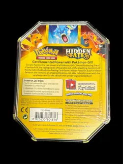 Pokemon TCG Hidden Fates Tin Charizard GX Factory Sealed - Image 2
