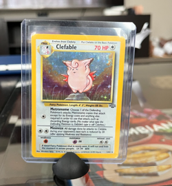 Pokemon Jungle Clefable #1/64 Holo Rare LP Lightly Played - Image 1