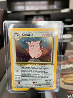 Pokemon Jungle Clefable #1/64 Holo Rare LP Lightly Played - Image 3