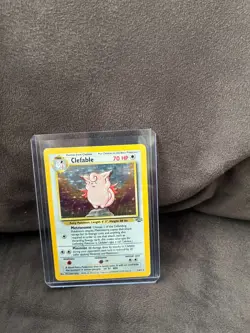 Pokemon Jungle Clefable #1/64 Holo Rare LP Lightly Played - Image 4