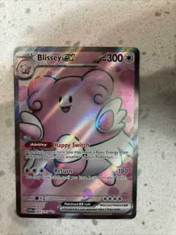 Pokemon TCG Blissey EX 201/167 Twilight Masquerade Ultra Rare Full Art - Image 1