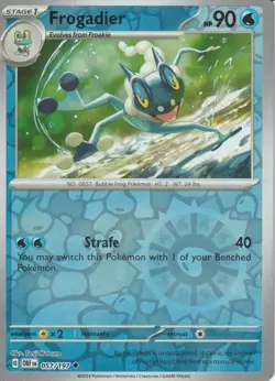 POKEMON - FROGADIER - 057/197 - OBSIDIAN FLAMES - REVERSE HOLO - Image 1