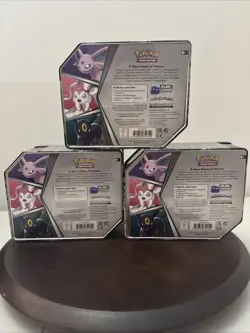 Pokemon v Heroes Tins Set of 3 (2022 5 Packs Per Tin Version) - Image 2