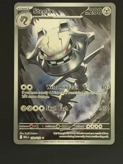 Pokemon TCG Steelix Illustration Rare #150/132 Mega Evolution M/NM - Image 1