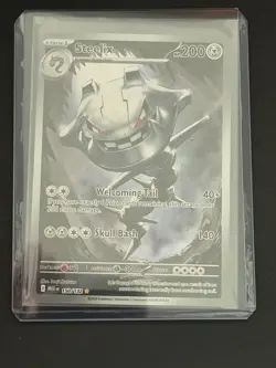 Pokemon TCG Steelix Illustration Rare #150/132 Mega Evolution M/NM - Image 3