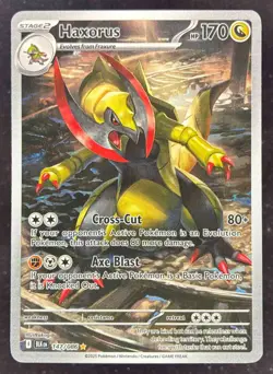 2025 Pokemon SV Black Bolt - BLK EN #147/086 Haxorus Illustration Rare - Image 1