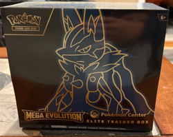 Mega Evolution Lucario Pokemon Center ETB Elite Trainer Box Sealed - Image 1