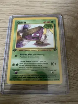 GRIMER - 57/82 - 1st Edition Team Rocket - Common - Pokemon - NM - Image 3