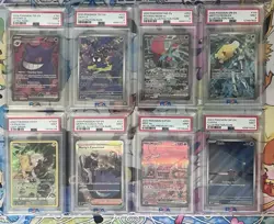 Pokemon PSA MINT 9 Graded Slab Bundle Lot Gengar Ghastly Mew Pikachu - Image 1
