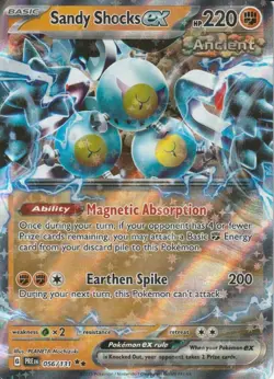 POKEMON - SANDY SHOCKS EX - 056/131 - PRISMATIC EVOLUTIONS - EX - NM - Image 1