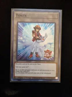 Token: Jaden Super Rare TKN5-EN012 Rage of the Abyss Unlimited Yugioh - Image 2