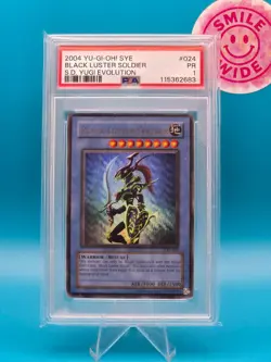 PSA 1 - 2004 Yu-Gi-Oh! SYE, Black Luster Soldier, S.D. Yugi Evolution - Image 1