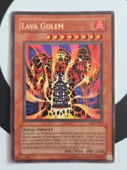 Yugioh Lava Golem Pharaonic Guardian PGD-107 Secret Rare - Image 1