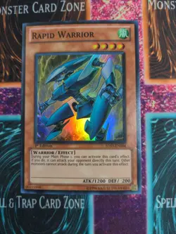 Yu-Gi-Oh! Rapid Warrior 5DS3-EN004 1st Edition Super Rare NM/LP - Image 1