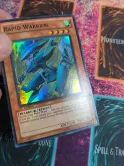 Yu-Gi-Oh! Rapid Warrior 5DS3-EN004 1st Edition Super Rare NM/LP - Image 3