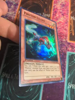 Yu-Gi-Oh! Photon Lizard NUMH-EN023 1st Edition Super Rare NM - Image 2