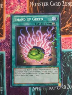 Yu-Gi-Oh! Shard of Greed BP02-EN165 1st Edition Mosaic Rare MP - Image 1