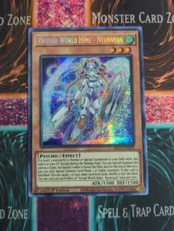 Yu-Gi-Oh! Virtual World Hime - Nyannyan MP21-EN223 1st Ed Prismatic Secret NM - Image 1