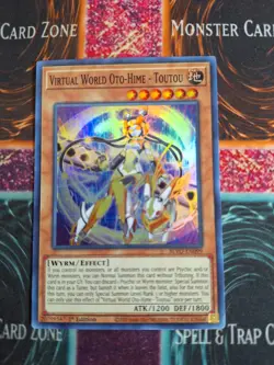 Yu-Gi-Oh! TCG Virtual World Oto-Hime - Toutou BLVO-EN099 Super 1st Edition NM - Image 1