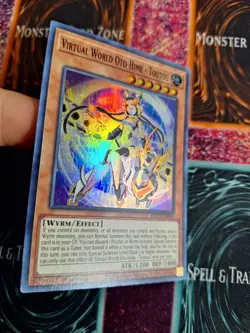 Yu-Gi-Oh! TCG Virtual World Oto-Hime - Toutou BLVO-EN099 Super 1st Edition NM - Image 2