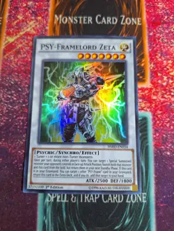 Yu-Gi-Oh! PSY-Framelord Zeta HSRD-EN034 Super Rare 1st Edition Near Mint - Image 1