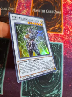 Yu-Gi-Oh! PSY-Framelord Zeta HSRD-EN034 Super Rare 1st Edition Near Mint - Image 2