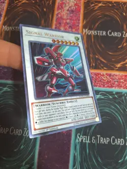 Yu-Gi-Oh! TCG Signal Warrior DUPO-EN006 Ultra Rare 1st Edition Near Mint - Image 2
