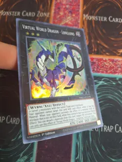 Yu-Gi-Oh! Virtual World Dragon - Longlong PHRA-EN098 Super Rare 1st Edition NM - Image 2