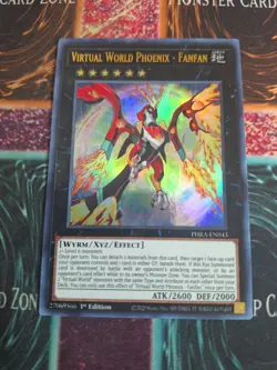 Yu-Gi-Oh! Virtual World Phoenix - Fanfan PHRA-EN043 Ultra Rare 1st Edition NM - Image 1