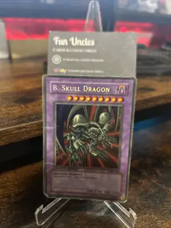 Yugioh B. Skull Dragon Secret Rare Limited Edition BPT-006 Heavily Played Tape - Image 1