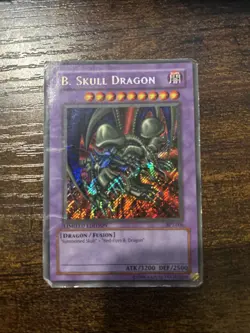 Yugioh B. Skull Dragon Secret Rare Limited Edition BPT-006 Heavily Played Tape - Image 2