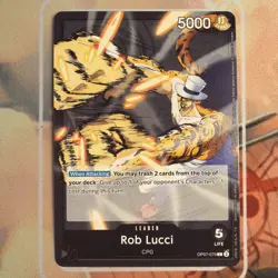 ONE PIECE 500 YEARS IN THE FUTURE ROB LUCCI OP07-079 (L) LEADER 2024 - Image 1