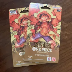 One Piece PRB-01 English 2x Packs - The Best Premium Sleeved Blister Packs - Image 1