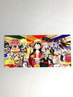 One Piece NatsuComi Double Sticker - Set of 3 - Luffy Nami Robin Zoro Yamato - Image 1
