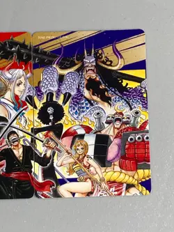 One Piece NatsuComi Double Sticker - Set of 3 - Luffy Nami Robin Zoro Yamato - Image 4