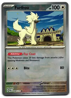 Furfrou 088/131 - Master Ball Holo Prismatic Evolutions Pokemon TCG - NM Card - Image 1