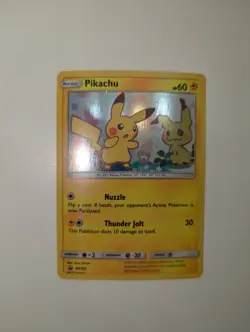 Pokemon Pikachu SM162 Promo Card - Image 1