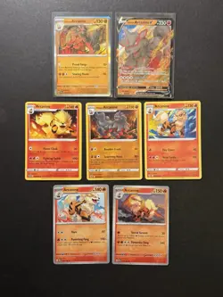 7 Arcanine V Pokemon Card Hisuian Holo Rare SWSH SV PTCG A2 - Image 1