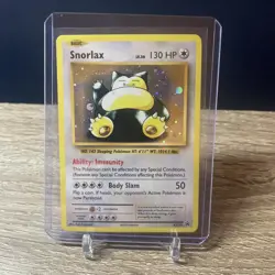 Pokemon TCG Card - Snorlax XY179 Holo Promo XY Black Star Promos LP - Image 1