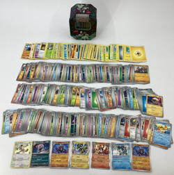 Pokemon Trading Card Game Ex Tin Meowscarada with Appx 400 Cards & Holos - Image 2