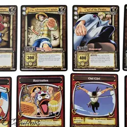 2005 2006 One Piece Quest Grandline CCG Card Lot Rare Action Counter 2 Foils - Image 2