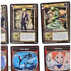 2005 2006 One Piece Quest Grandline CCG Card Lot Rare Action Counter 2 Foils - Image 4
