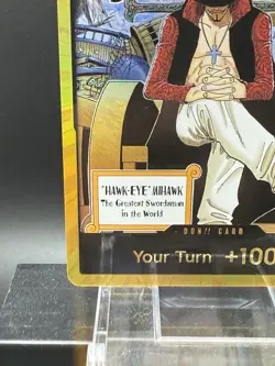 DON!! Card Gold Frame Mihawk OP14 ONE PIECE Seven Warlords of the Azure Ocean NM - Image 5