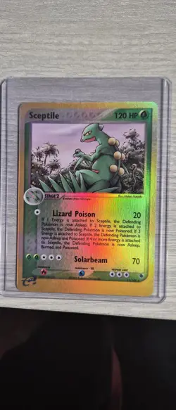 Pokemon TCG Sceptile Card Ruby and Sapphire Reverse Holo Rare 11/109 - Image 1