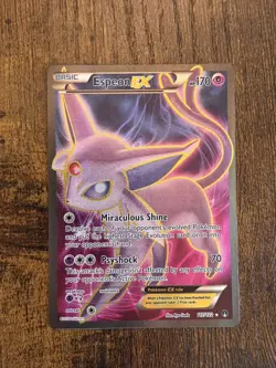 Espeon EX Full Art Ultra Rare Pokemon Card Breakpoint XY 117/122 - Image 1