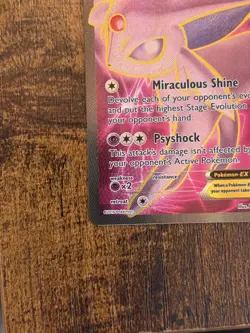 Espeon EX Full Art Ultra Rare Pokemon Card Breakpoint XY 117/122 - Image 5