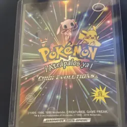Ninetales #038 GAMEBOY COLOR - POKEMON CARD Atrapalos Ya Chibi Evolutions - Image 3